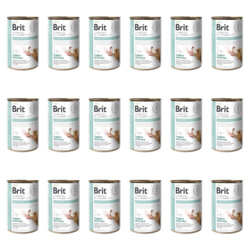 Karma dla psów BRIT Veterinary Diets Dog Struvite Indyk z groszkiem 18 x 400 g