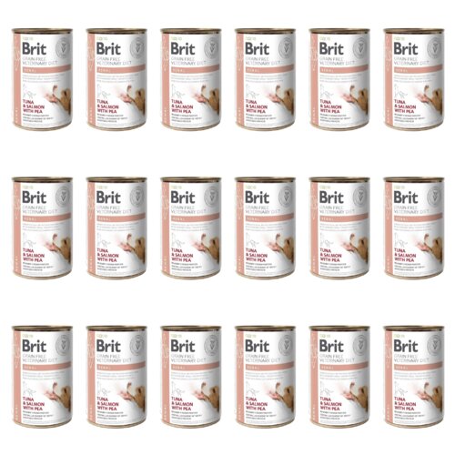 Karma dla psa BRIT Grain Free Veterinary Diets Dog Can Renal Tuńczyk z łososiem 18 x 400 g