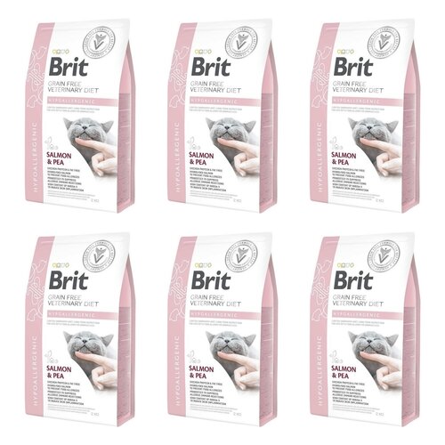 Karma dla kota BRIT Grain Free Veterinary Diets Cat Hypoallergenic 6 x 2 kg
