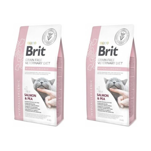Karma dla kota BRIT Grain Free Veterinary Diets Cat Hypoallergenic 2 x 5 kg
