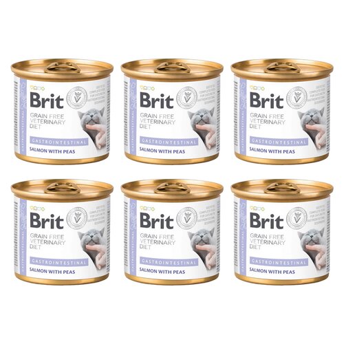 Karma dla kota BRIT Grain Free Veterinary Diets Gastrointestinal 6 x 200 g