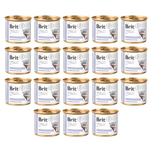 Karma dla kota BRIT Grain Free Veterinary Diets Gastrointestinal 18 x 200 g