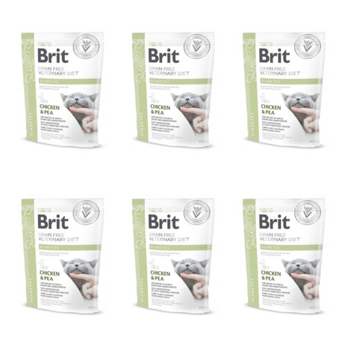 Karma dla kota BRIT Grain Free Veterinary Diets Cat Diabetes 6 x 400 g