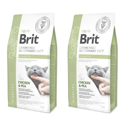 Karma dla kota BRIT Grain Free Veterinary Diets Cat Diabetes 2 x 5 kg