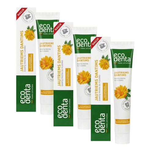 Pasta do zębów ECODENTA Basic 75 ml 3 szt.