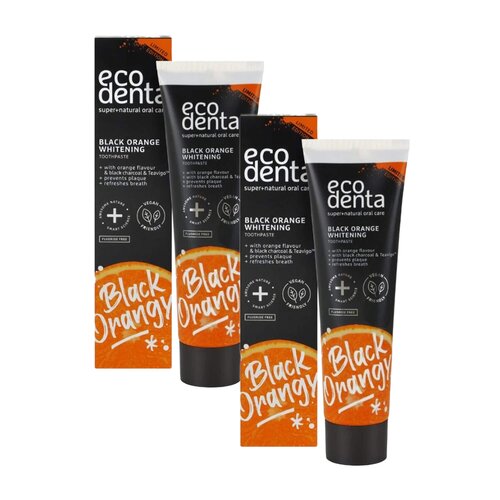 Pasta do zębów ECODENTA Black Orange 100 ml 2 szt.