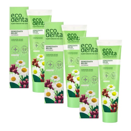 Pasta do zębów ECODENTA Green Line Reliefing Sensitive 100 ml 3 szt.