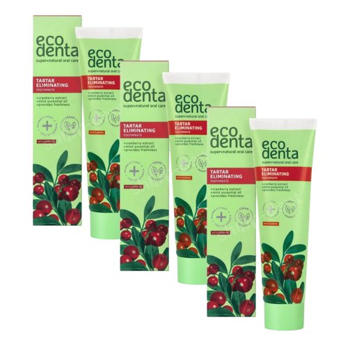 Pasta do zębów ECODENTA Green Line Tartar 100 ml 3 szt.