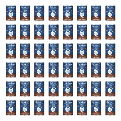 Karma dla psa BUTCHER'S Original Recipe in Gravy Indyk 48 x 400 g