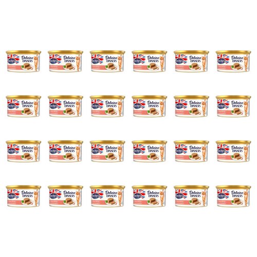 Karma dla kota BUTCHER'S Classic Delicious Dinners Łosoś z krewetkami 24 x 85 g