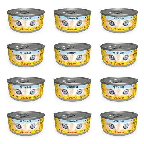 Karma dla kota JOSERA Kitten Duck Kaczka 12 x 85 g