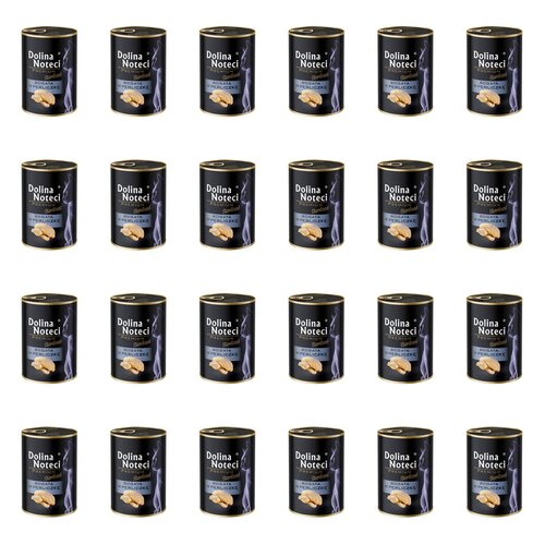 Karma dla kota DOLINA NOTECI Premium Sterilised Bogata w Perliczkę 24 x 400 g
