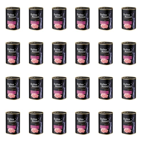 Karma dla kota DOLINA NOTECI Premium Sterilised Bogata w Indyka 24 x 400 g