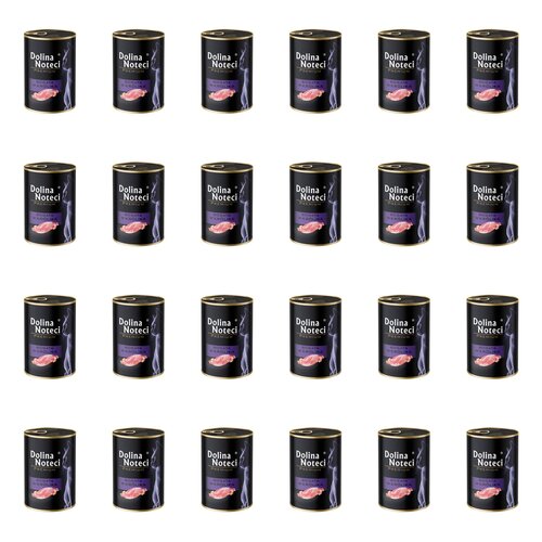 Karma dla kota DOLINA NOTECI Premium z królikiem 24 x 400 g