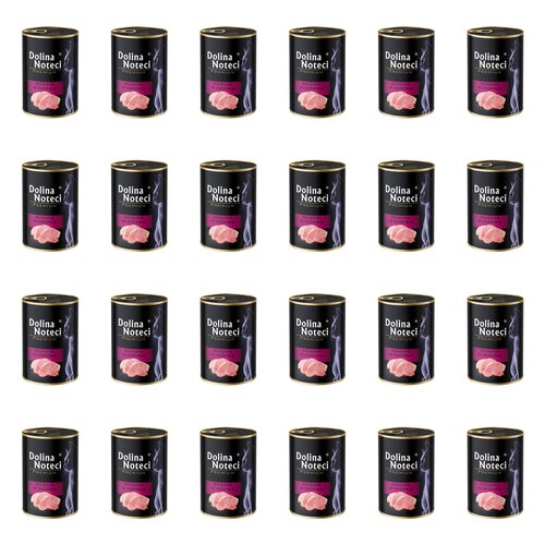 Karma dla kota DOLINA NOTECI Premium Indyk 24 x 400 g
