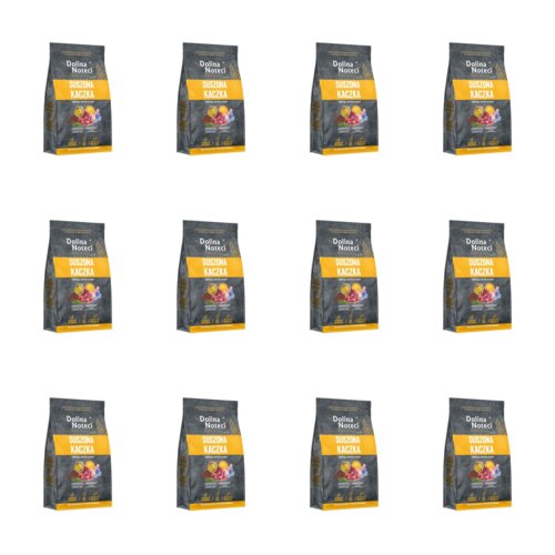 Karma dla kota suszona DOLINA NOTECI Premium Sterilised Kaczka 12 x 2 kg