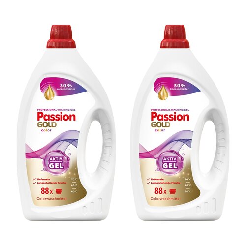 Żel do prania PASSION GOLD Professional Color 2 x 3520 ml