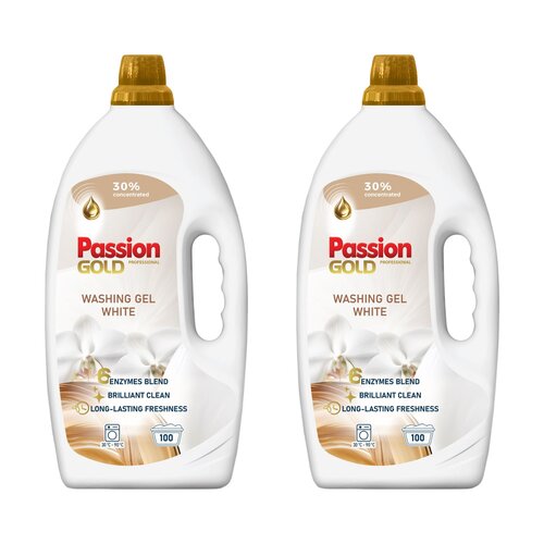 Żel do prania PASSION GOLD Professional White 2 x 4000 ml