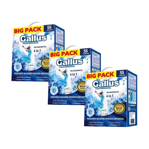 Proszek do prania GALLUS Professional Universal 3 x 3.05 kg