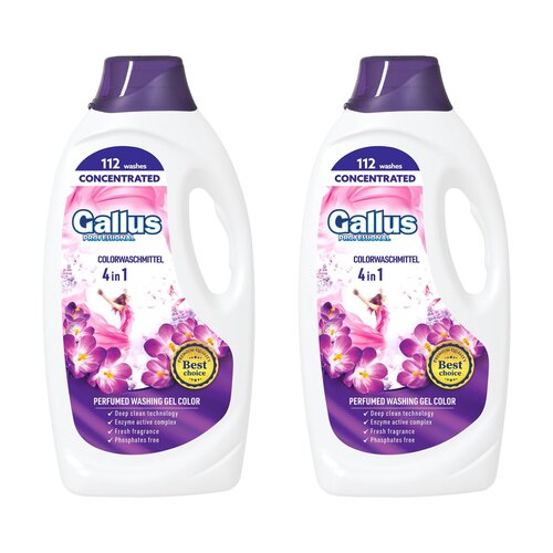 Żel do prania GALLUS Professional Color 2 x 4050 ml