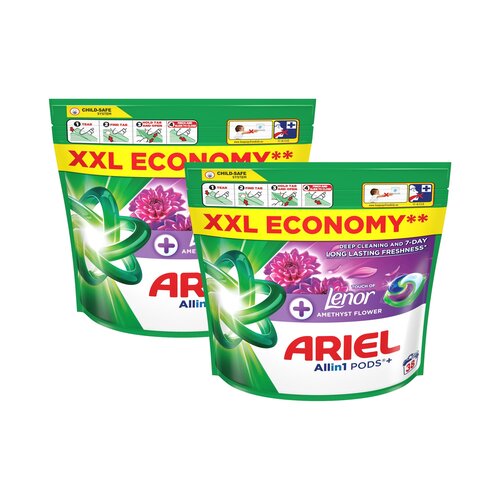 Kapsułki do prania ARIEL Touch Of Lenor Amethyst Flower - 76 szt.