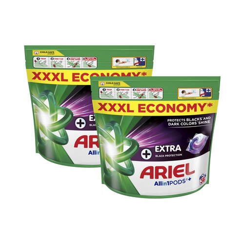 Kapsułki do prania ARIEL Extra Black Protection - 76 szt.