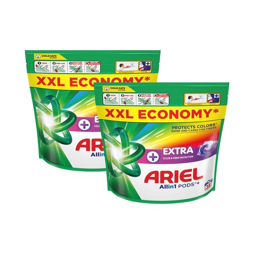 Kapsułki do prania ARIEL Complete Fiber Portection (Extra color) - 76 szt.