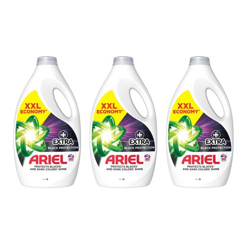 Płyn do prania ARIEL Extra Black Protection 3 x 2700 ml