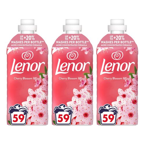Płyn do płukania LENOR Cherry Blossom & Sage 3 x 1239 ml