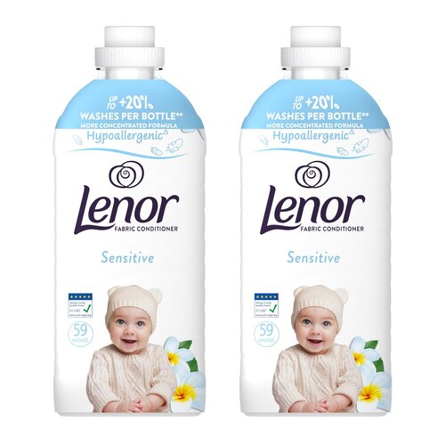 Płyn do płukania LENOR Sensitive 2 x 1239 ml