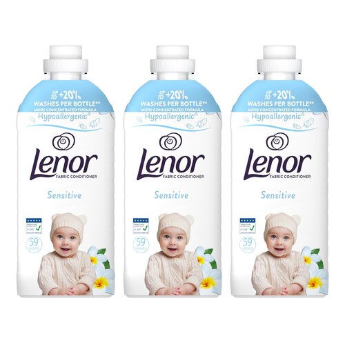 Płyn do płukania LENOR Sensitive 3 x 1239 ml