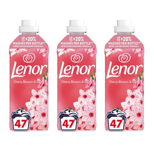 Płyn do płukania LENOR Cherry Blossom & Sage 3 x 987 ml