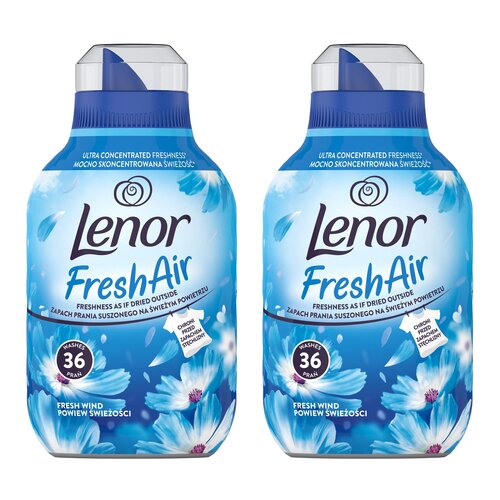 Płyn do płukania LENOR Fresh Air Effect Fresh Wind 2 x 504 ml