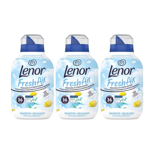 Płyn do płukania LENOR Fresh Air Effect Sensitive 3 x 504 ml