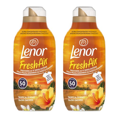 Płyn do płukania LENOR Fresh Air Effect Tropical Sunset 2 x 700 ml