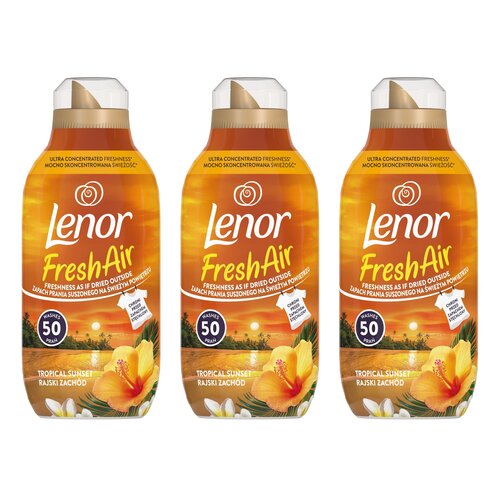 Płyn do płukania LENOR Fresh Air Effect Tropical Sunset 3 x 700 ml