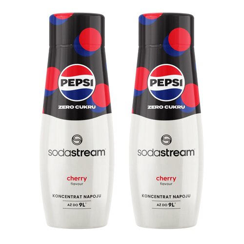 Syrop do saturatorów SODASTREAM Pepsi Max Cherry Zero Cukru 2 x 440 ml