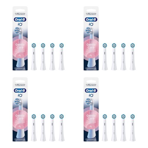 Oryginalna końcówka szczoteczki ORAL-B iO Gentle Care Biały (16 szt.) (Delikatna pielęgnacja)