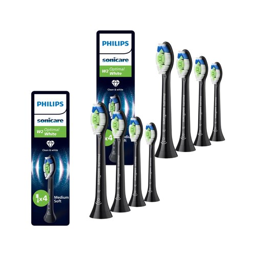 Oryginalne końcówki Philips Sonicare W2 HX6064/88 Średnio miękkie włókna (8 szt.) (Wybielające)