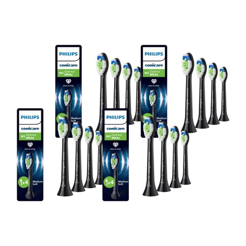 Oryginalne końcówki Philips Sonicare W2 HX6064/88 Średnio miękkie włókna (16 szt.) (Wybielające)