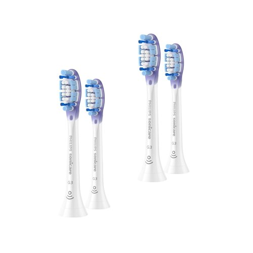 Oryginalne końcówki Philips Sonicare G3 HX9052/87 Miękkie włókna (4 szt.) (Zdrowsze dziąsła)