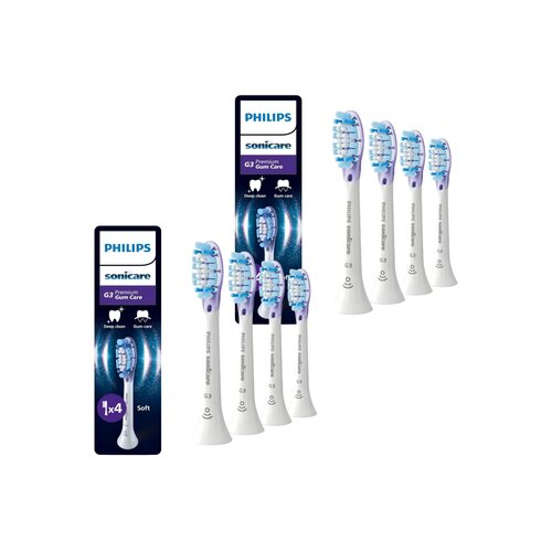 Oryginalne końcówki Philips Sonicare G3 HX9054/87 Miękkie włókna (8 szt.) (Zdrowsze dziąsła)