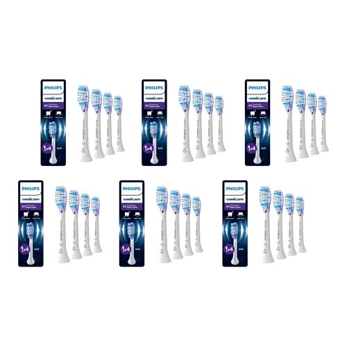 Oryginalne końcówki Philips Sonicare G3 HX9054/87 Miękkie włókna (24 szt.) (Zdrowsze dziąsła)