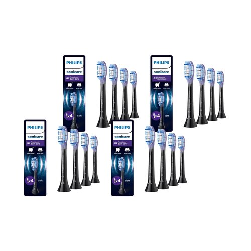 Oryginalne końcówki Philips Sonicare G3 HX9054/88 Miękkie włókna (16 szt.) (Zdrowsze dziąsła)