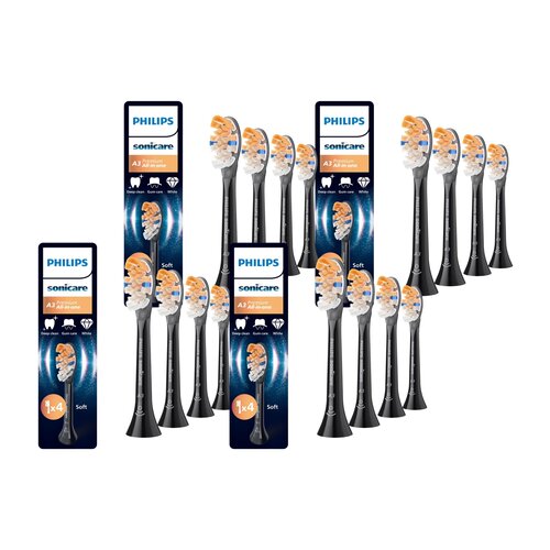 Oryginalne końcówki Philips Sonicare HX9094/88 Miękkie włókna (16 szt.) (Kompleksowa zaawansowana pielęgnacja)