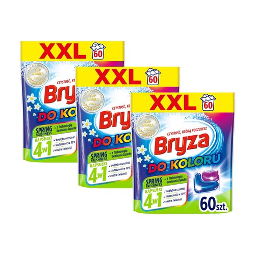Kapsułki do prania BRYZA 4 w 1 Spring Freshness do koloru 180 szt.