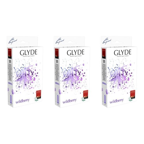 Prezerwatywa GLYDE Vegan Ultra Wildberry-Flavoured (30 szt.)