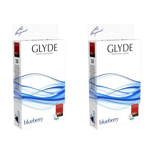 Prezerwatywa GLYDE Vegan Ultra Blueberry-Flavoured (20 szt.)