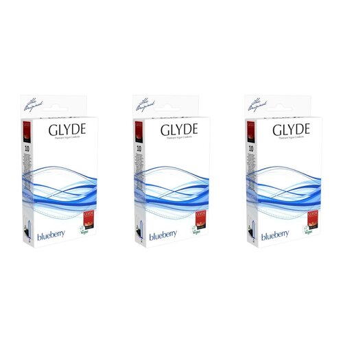 Prezerwatywa GLYDE Vegan Ultra Blueberry-Flavoured (30 szt.)