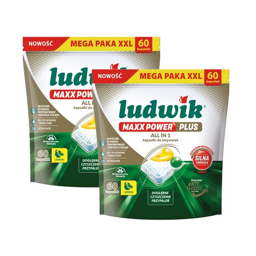 Kapsułki do zmywarek LUDWIK Maxx Power Plus 120 szt.